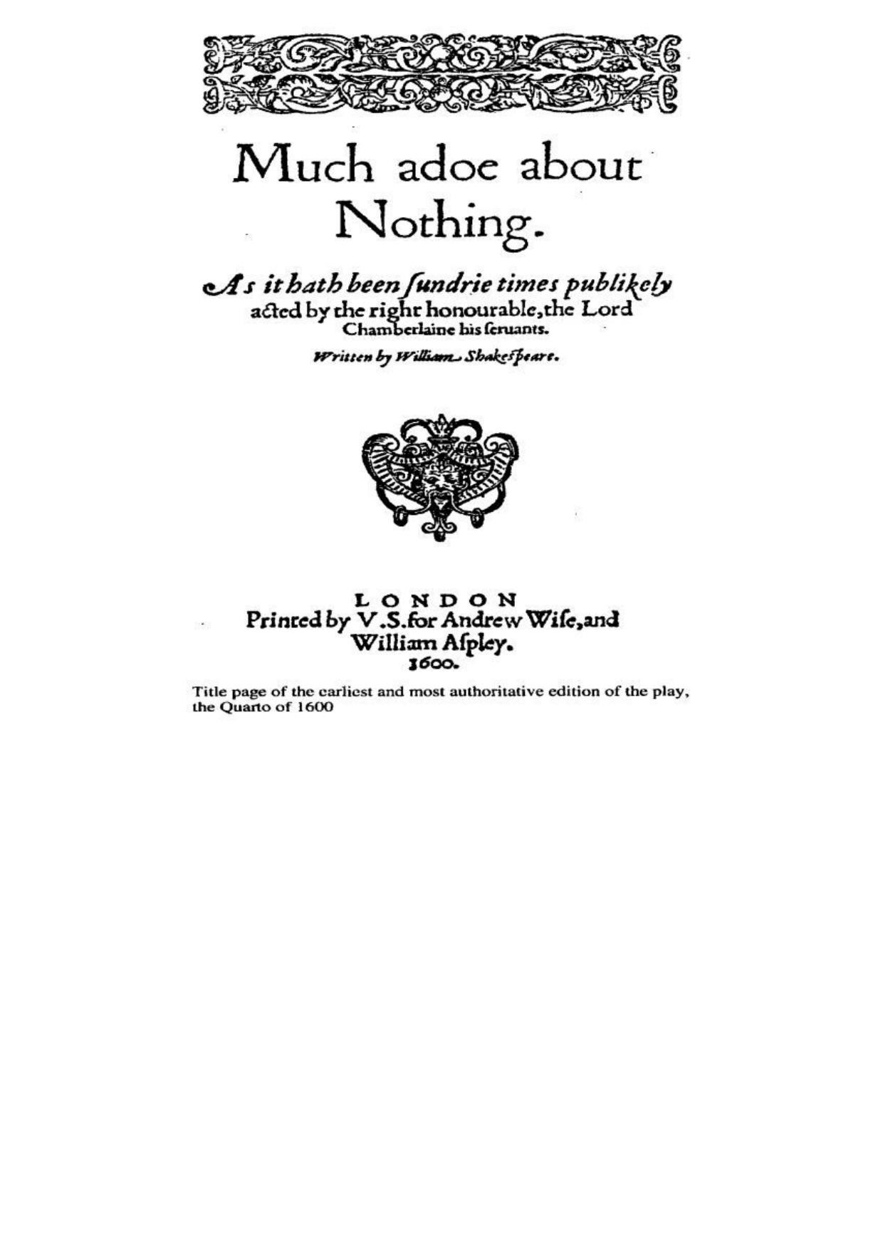 Much ADO about Nothing